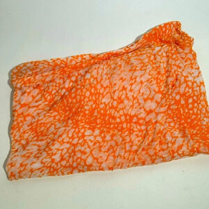 Gap Orange Infinity Scarf